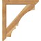 Ekena Millwork Balboa Slat Rough Sawn Bracket w/ Offset Brace, Western Red Cedar, 6"W x 36"D x 40"H BKT0604X36X40BOA06RWR - alternate 4